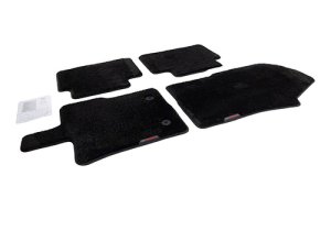 Ford Ranger Floor Mats - Ford Racing - Premium 60oz - Black - `23-`25